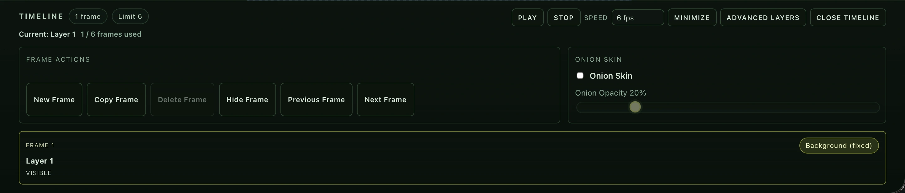 Timeline feature in the product workspace